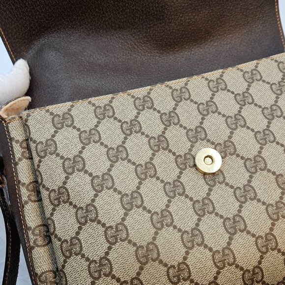 Gucci Web Sherry Line PVC Shoulder Bag - Picture 4 of 17